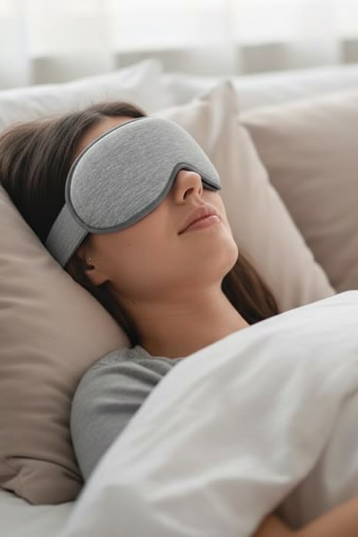 Healthy Sleep Soft Sleeping Eye Mask For Comfortable Sleep in Office, Traveling or Bed Time