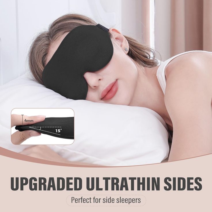 Healthy Sleep Soft Sleeping Eye Mask For Comfortable Sleep in Office, Traveling or Bed Time